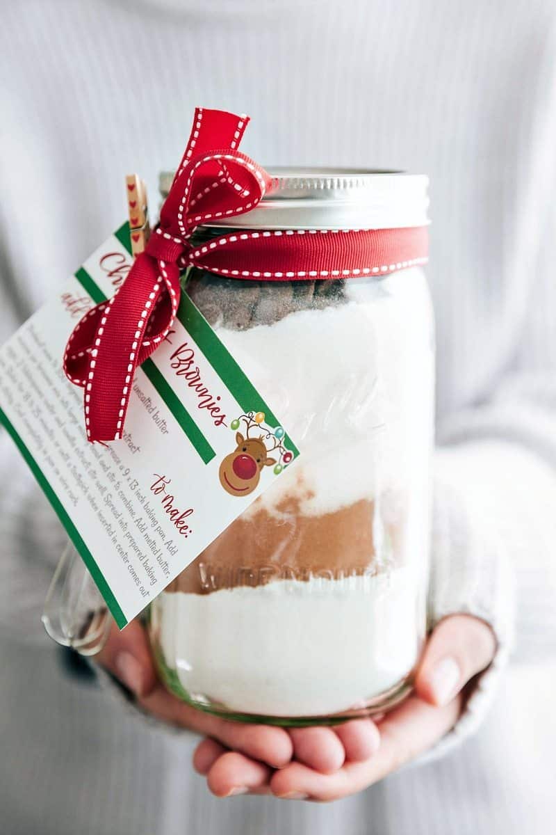 M&M Cookie Mix in a Jar—Easy Christmas Food Gift