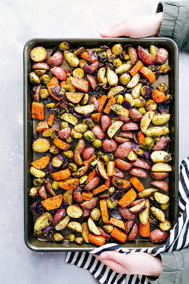 Easy Roasted Vegetables {best Seasoning Mix} Chelseas Messy Apron