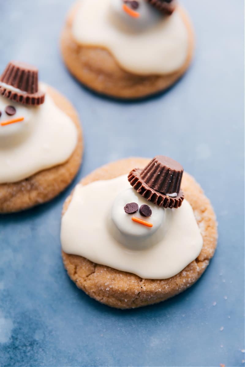 Melted Snowman Sugar Cookies Recipe (+Video)