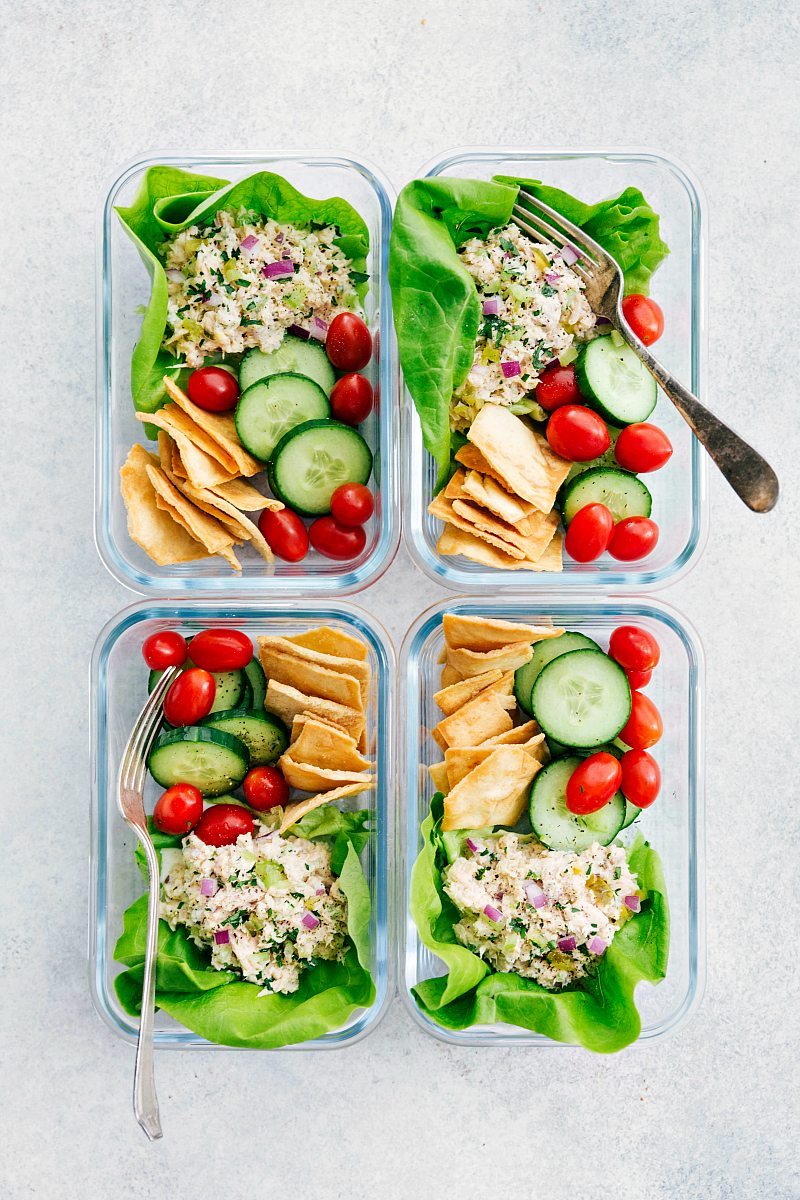 Healthy Tuna Salad Meal Prep 15 minutes!
