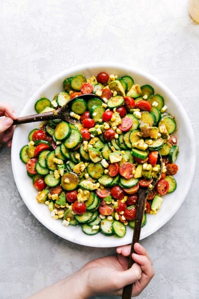 Cucumber Salad {With Video} - Chelsea's Messy Apron