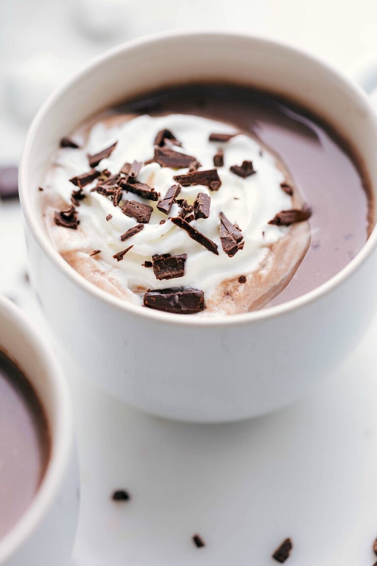 Hot Chocolate [EASIEST, BEST RECIPE] - Chelsea's Messy Apron