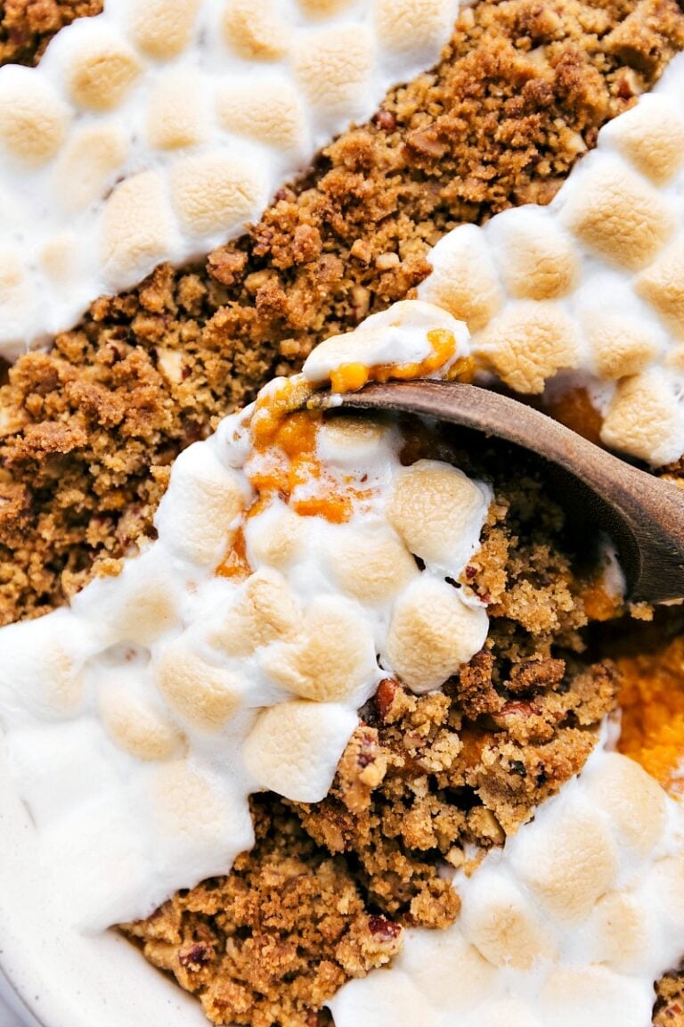 Sweet Potato Casserole [BEST EVER!] - Chelsea's Messy Apron