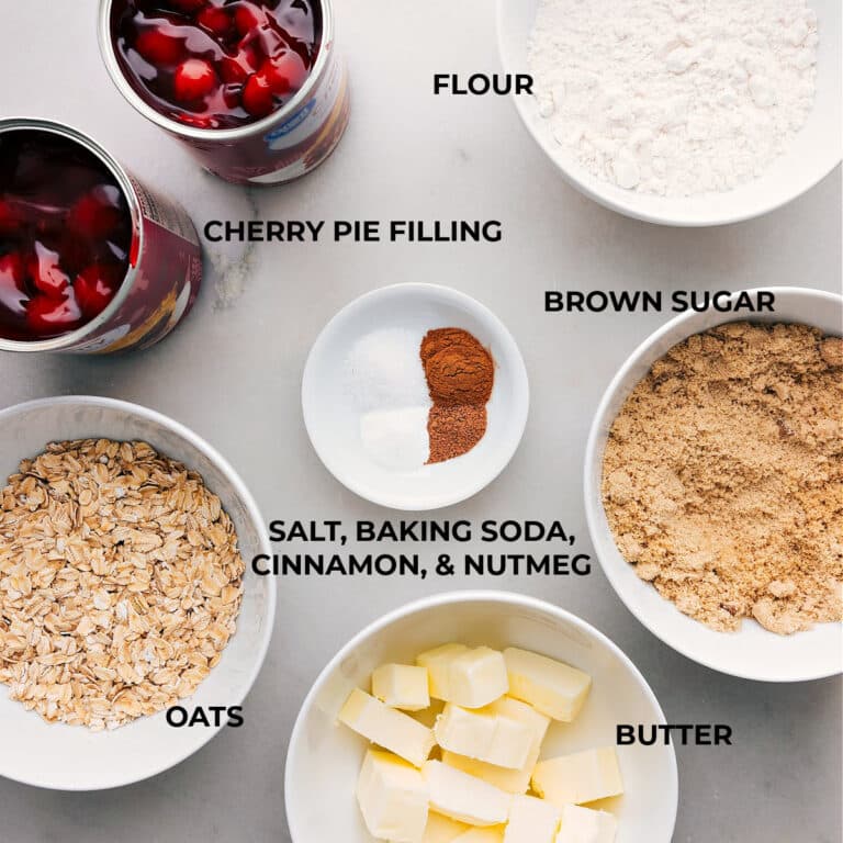 Cherry Crisp Recipe (EASY & QUICK!) - Chelsea's Messy Apron