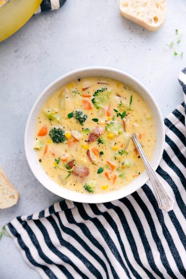 Creamy Vegetable Soup (So Much Flavor!) - Chelsea's Messy Apron