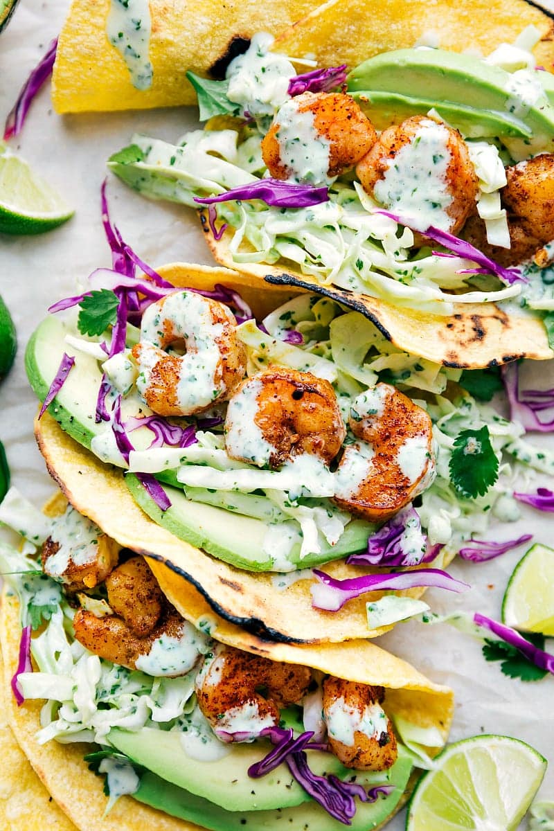 Shrimp Tacos | Chelsea's Messy Apron