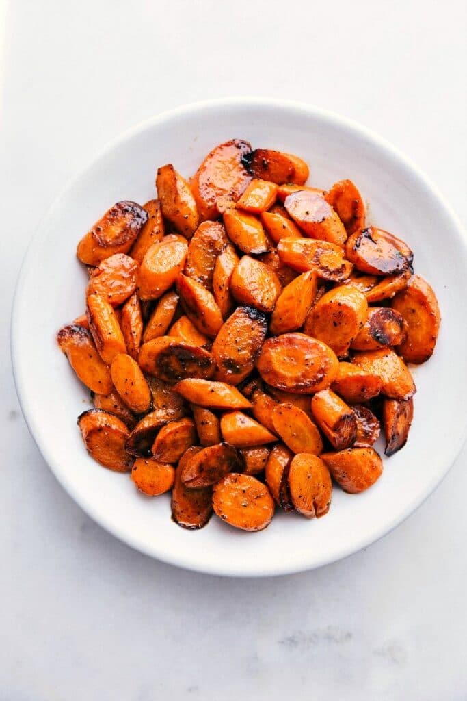 Roasted Carrots {2 Ways: Sweet OR Savory!} - Chelsea's Messy Apron