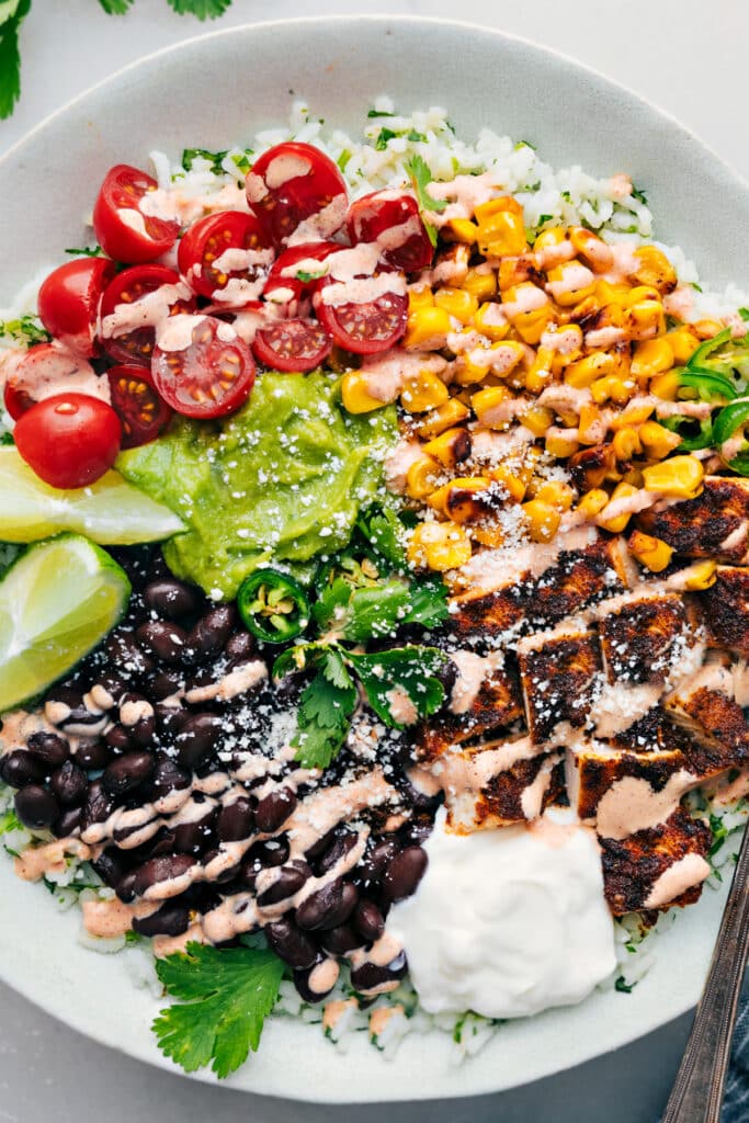 Burrito Bowl Recipe {Better than Chipotle!} - Chelsea's Messy Apron