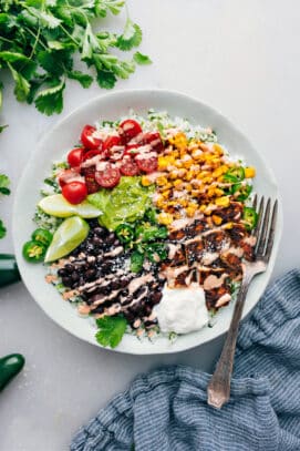 Burrito Bowl Recipe {Better than Chipotle!} - Chelsea's Messy Apron