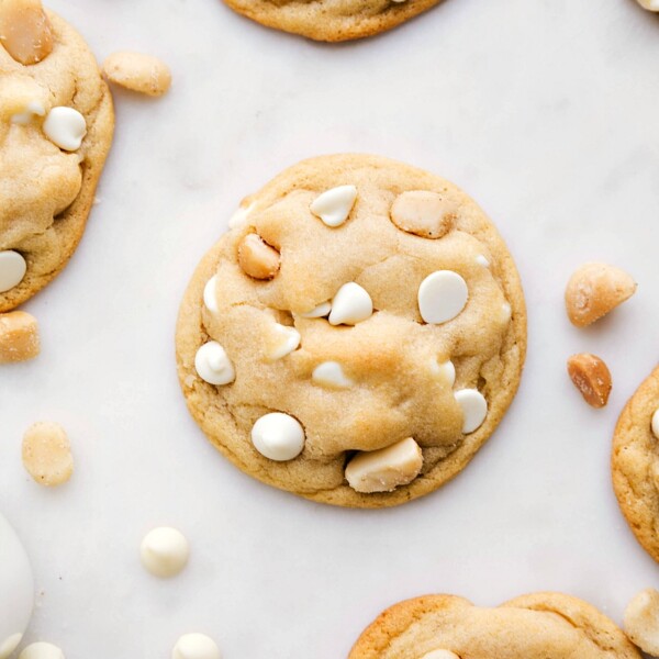 White Chocolate Macadamia Nut Cookies - Chelsea's Messy Apron