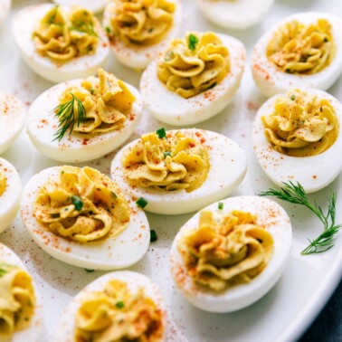 Deviled Eggs Recipe {Step-by-Step Photos} - Chelsea's Messy Apron