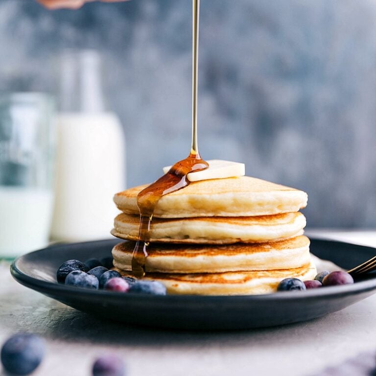 Greek Yogurt Pancakes {SO much flavor!} - Chelsea's Messy Apron