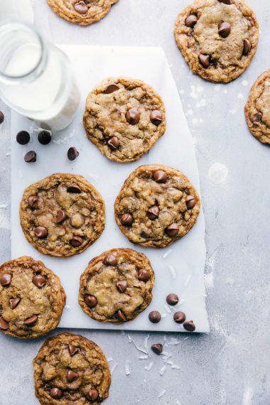 Coconut Oatmeal Cookies - Chelsea's Messy Apron