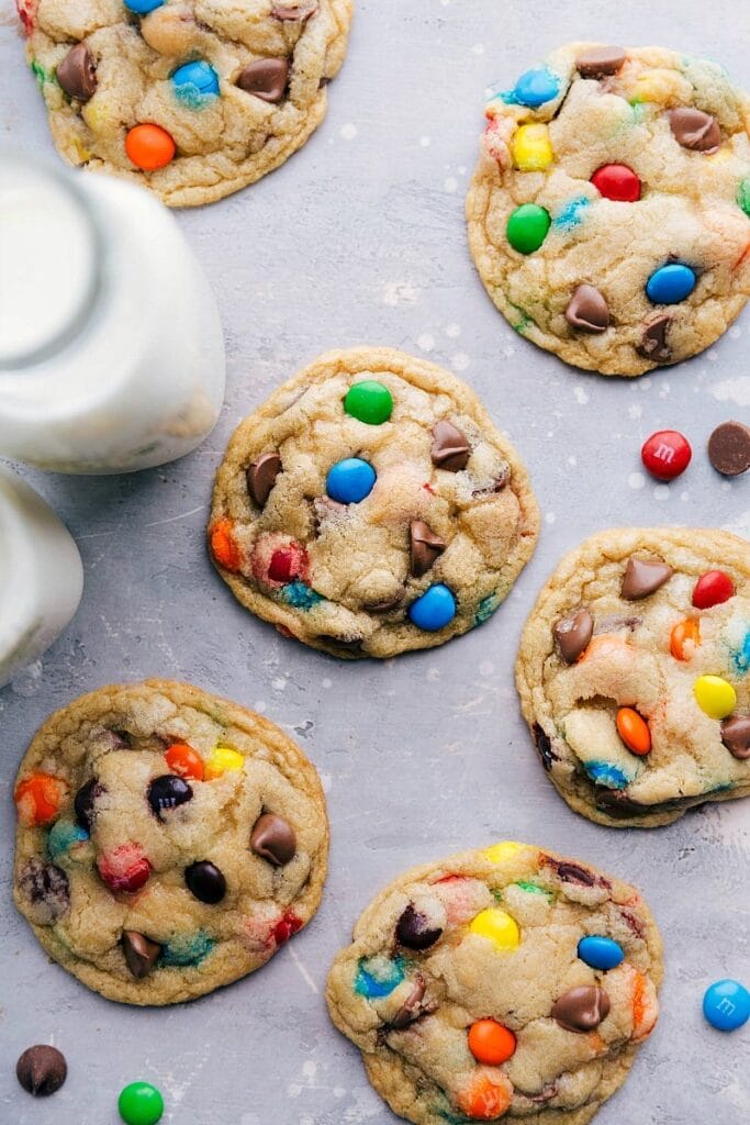 M&M Cookie Recipe {Make for ANY Holiday!} - Chelsea's Messy Apron