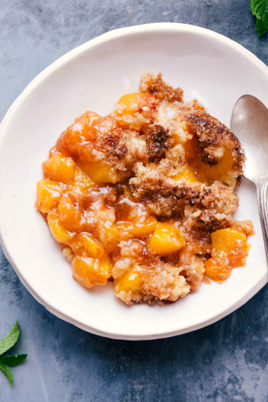 Peach Cobbler - Chelsea's Messy Apron