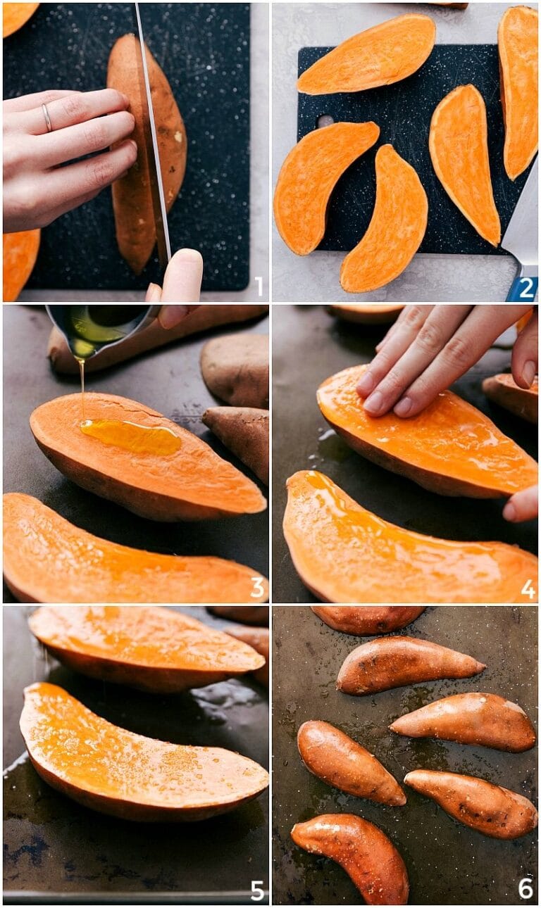 Baked Sweet Potatoes (Ready In HALF The Time) - Chelsea's Messy Apron