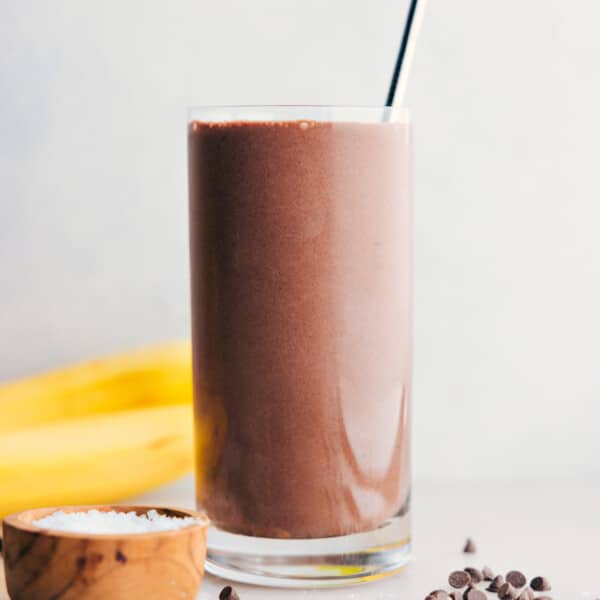 The best Chocolate Protein Shake recipe that tastes like a milkshake.