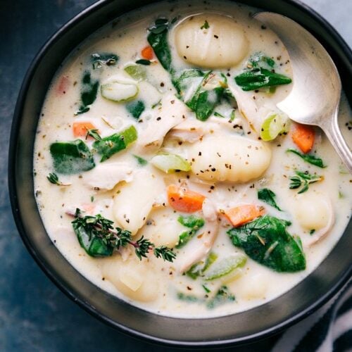 Creamy Chicken Noodle Soup - Chelsea's Messy Apron