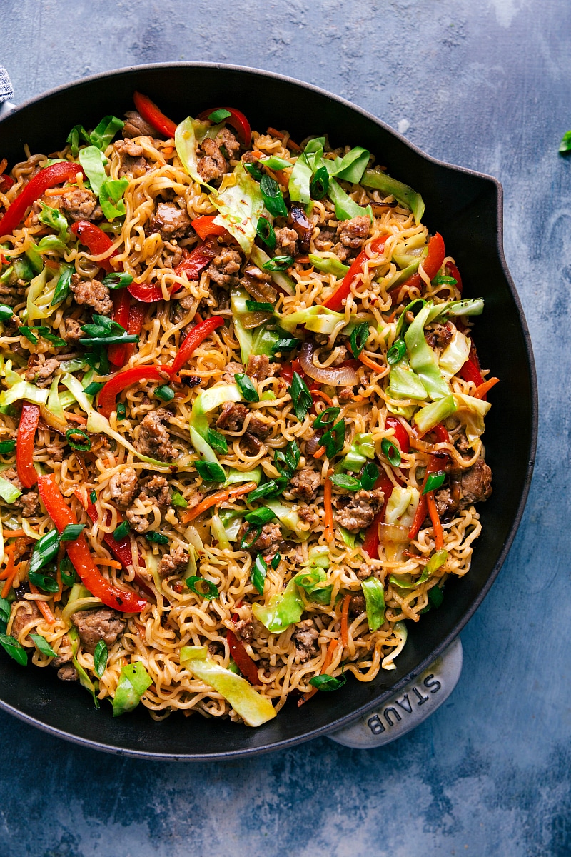Egg Roll Noodles {30 minute meal!} - Chelsea's Messy Apron