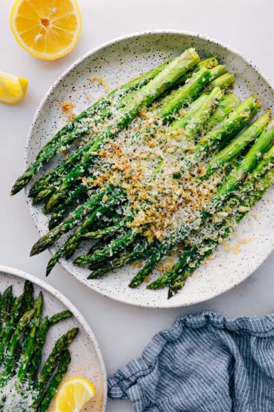 Roasted Asparagus Recipe (Two Ways!) - Chelsea's Messy Apron