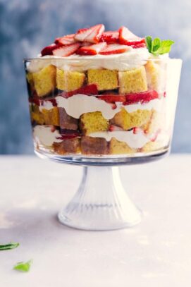 Strawberry Shortcake Trifle - Chelsea's Messy Apron