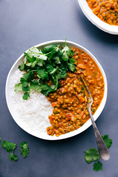 Lentil Curry (on the Stovetop!) - Chelsea's Messy Apron