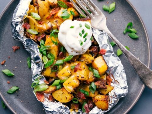 Baked Potato Toppings - the light version - The Spicy Apron