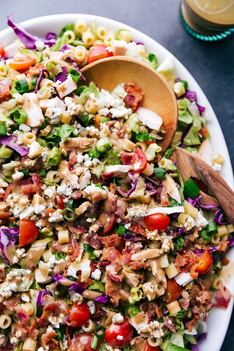 Portillo's Chopped Salad (Creamy Dressing!) - Chelsea's Messy Apron