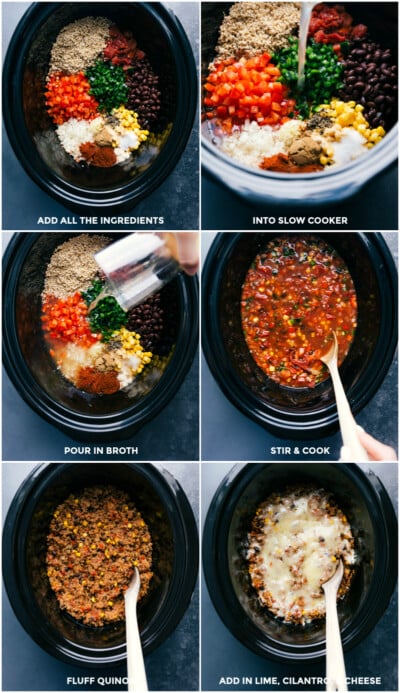 Tex Mex Quinoa (In a Slow Cooker!) - Chelsea's Messy Apron