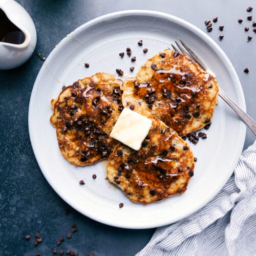 Air Fryer Dutch Baby (Easy Vanilla Syrup!) - Chelsea's Messy Apron