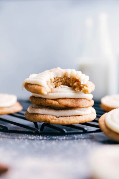 Cinnamon Roll Cookies (Bakery Style!) - Chelsea's Messy Apron