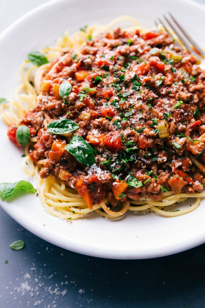 Turkey Bolognese (BEST Turkey Seasoning!) - Chelsea's Messy Apron