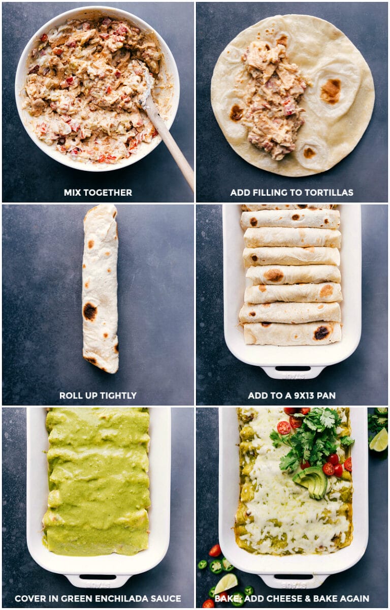 Green Chile Chicken Enchiladas Chelsea S Messy Apron