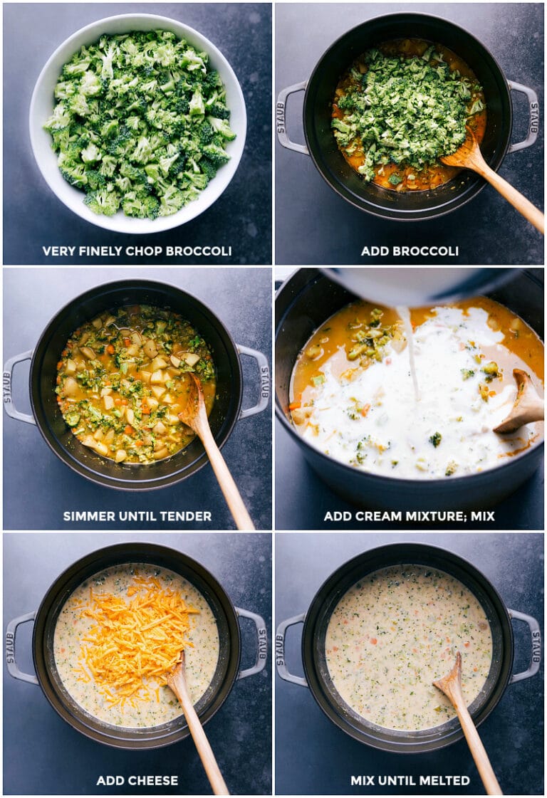 Broccoli Potato Soup (SO Creamy!) - Chelsea's Messy Apron