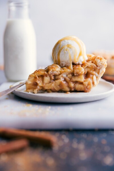 Apple Pie (Caramel-like Filling!) - Chelsea's Messy Apron