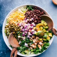 Chipotle Chicken Salad (BEST EVER Dressing!) - Chelsea's Messy Apron