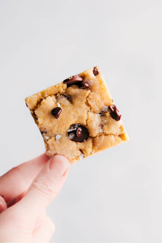 Chocolate Chip Cookie Bars (Soft & Chewy!) - Chelsea's Messy Apron