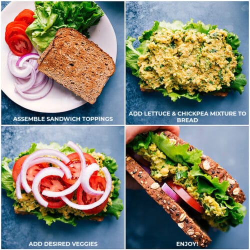 Chickpea Salad Sandwich - Chelsea's Messy Apron