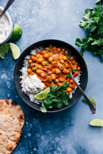 Chickpea Curry (BEST Seasoning Blend!) - Chelsea's Messy Apron