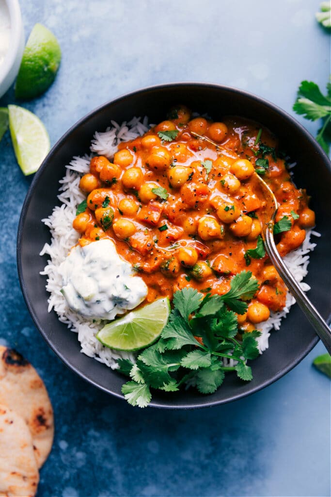 Chickpea Curry (BEST Seasoning Blend!) - Chelsea's Messy Apron