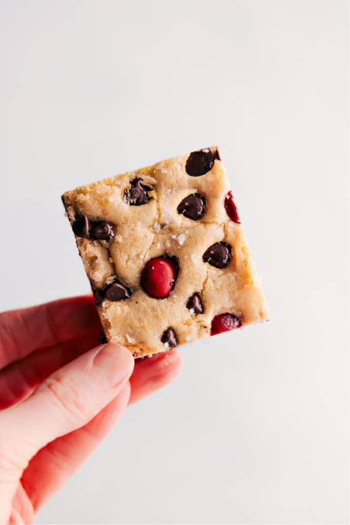 M&M Cookie Bars - Chelsea's Messy Apron