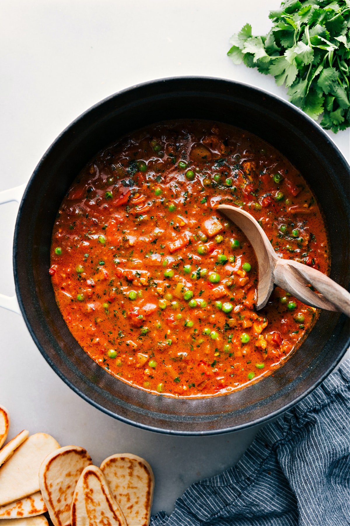 The Vegetable Masala is in the pot, ready to serve and enjoy.