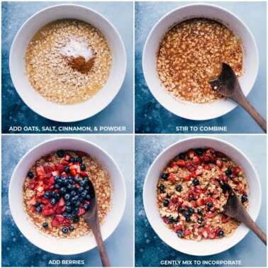 Baked Oatmeal (With Berries!) - Chelsea's Messy Apron