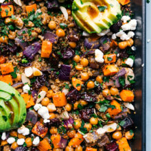 Sheet Pan Quinoa Pilaf - Chelsea's Messy Apron