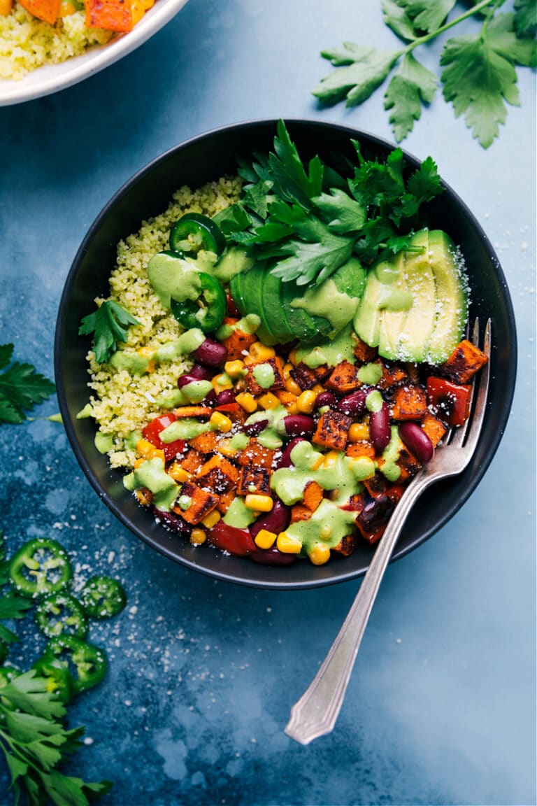 Kidney Bean Bowls (With Sweet Potatoes!) - Chelsea's Messy Apron