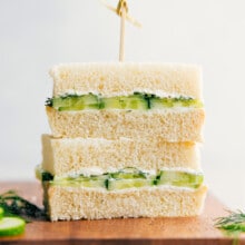 Cucumber Sandwich Recipe (BEST Creamy Spread!) - Chelsea's Messy Apron