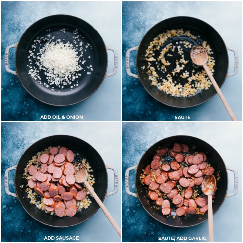 Pesto Pan-fried Sausage and Potatoes • Salt & Lavender