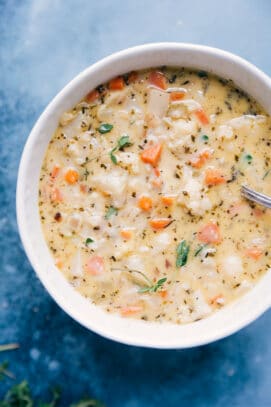 Cauliflower Soup (Thick & Creamy!) - Chelsea's Messy Apron