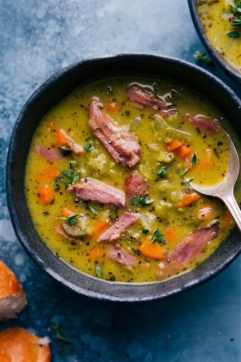 Split Pea Soup Recipe (with Smoked Ham Hock)