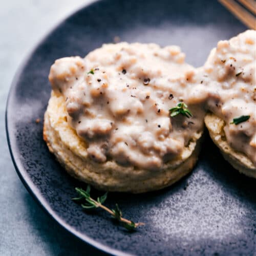 Biscuits and Gravy - Chelsea's Messy Apron